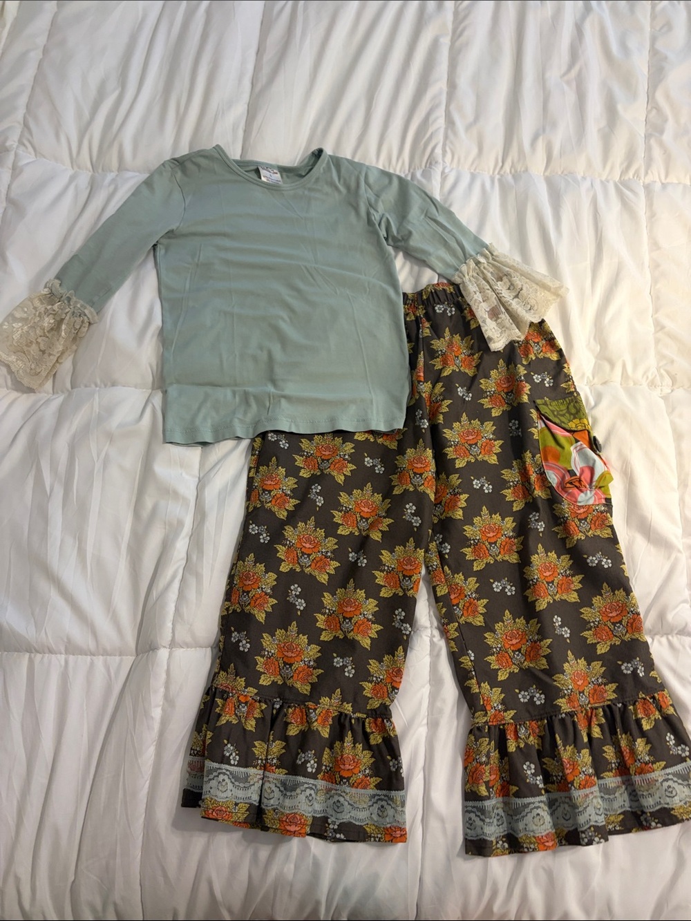 Matilda Jane fall blue lace set - Size 8